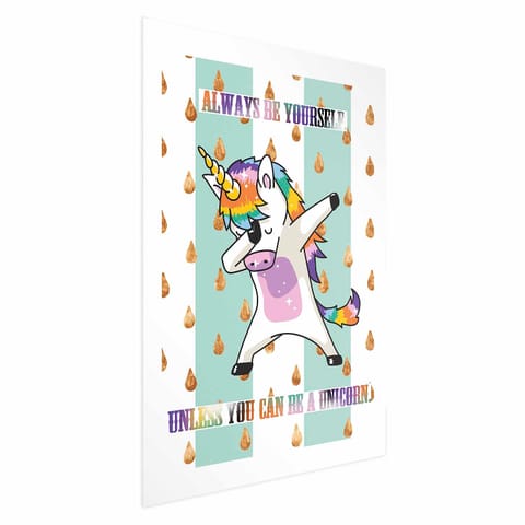 ⁨Plakat - Always be yourself (rozmiar 60x90, wykończenie Bez ramy z marginesem)⁩ w sklepie Wasserman.eu