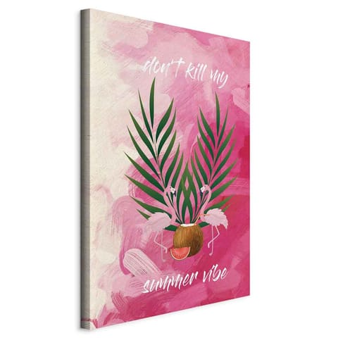 ⁨Obraz - Don't Kill My Summer Vibe (1-częściowy) pionowy (rozmiar 80x120, wykończenie Standard)⁩ w sklepie Wasserman.eu
