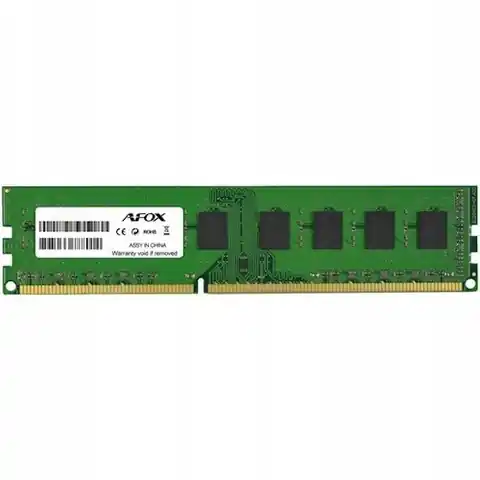 ⁨AFOX DDR3 4G 1600 UDIMM memory module 4 GB 1 x 4 GB 1600 MHz⁩ at Wasserman.eu