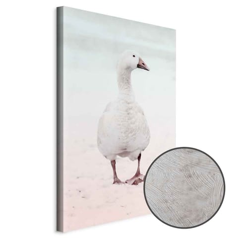 ⁨Obraz - Zimowa kaczuszka (1-częściowy) pionowy (rozmiar 20x30, wykończenie Premium Print)⁩ w sklepie Wasserman.eu