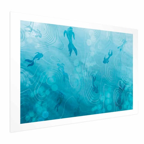 ⁨Plakat - Japoński staw (rozmiar 60x40, wykończenie Bez ramy z marginesem)⁩ w sklepie Wasserman.eu