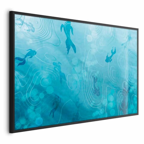 ⁨Plakat - Japoński staw (rozmiar 60x40, wykończenie Rama czarna)⁩ w sklepie Wasserman.eu