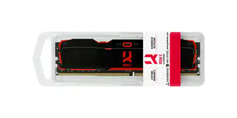 ⁨GOODRAM DDR4 16GB PC4-25600 (3200MHz) 16-20-20 IRDM X BLACK 1024x8⁩ at Wasserman.eu