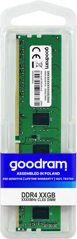 ⁨Goodram GR2666D464L19S/16G memory module 16 GB 1 x 16 GB DDR4 2666 MHz⁩ at Wasserman.eu