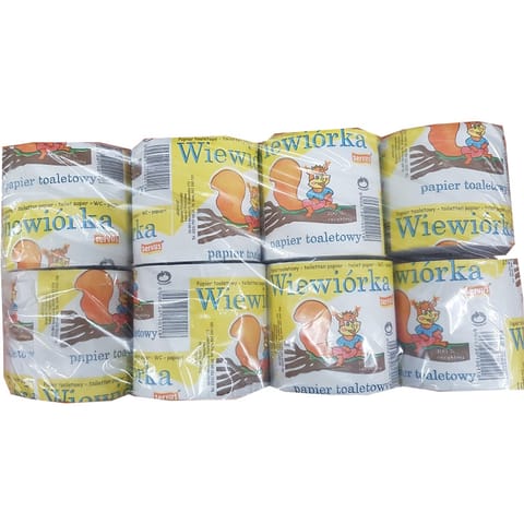 ⁨Papier toaletowy WIEWIÓRKA (8 rolek) 24m szary⁩ w sklepie Wasserman.eu