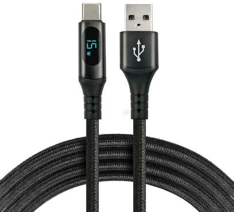 ⁨KABEL USB-A / USB-C LCD everActive CBB-1CBL 100cm 3A⁩ w sklepie Wasserman.eu