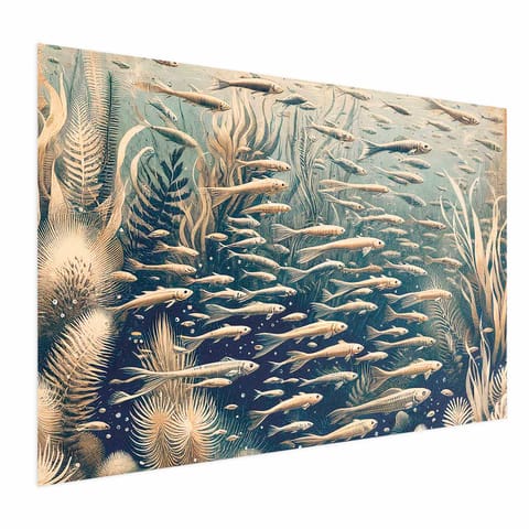 ⁨Plakat - Oceaniczna przyroda (rozmiar 60x40, wykończenie Bez ramy)⁩ w sklepie Wasserman.eu