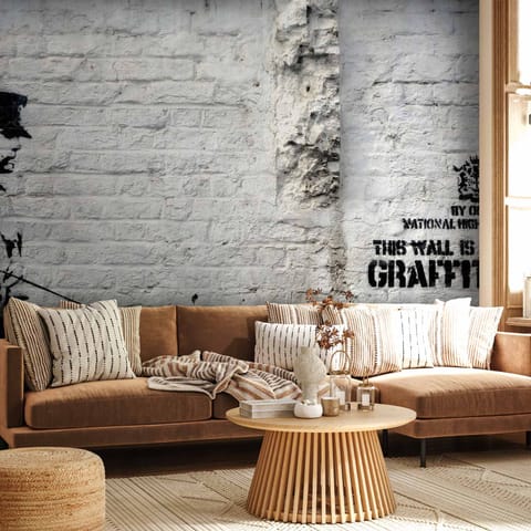 ⁨Wall mural - Banksy - Graffiti Area (size 250x175)⁩ at Wasserman.eu