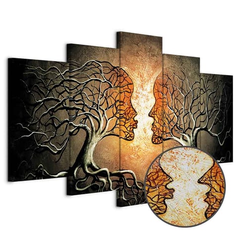 ⁨Obraz - Miłosne uwikłanie (rozmiar 100x50, wykończenie Premium Print)⁩ w sklepie Wasserman.eu