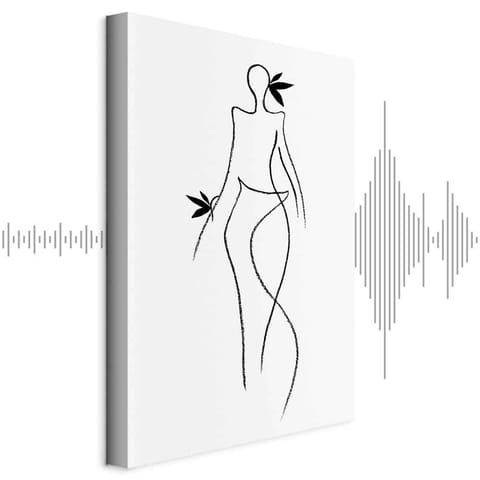 ⁨Obraz - Egzotyczny taniec (1-częściowy) pionowy (rozmiar 80x120, wykończenie Akustyczny)⁩ w sklepie Wasserman.eu