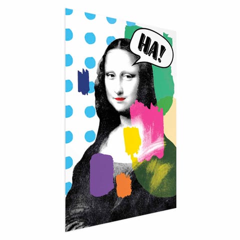 ⁨Plakat - Mona Lisa Pop-art (rozmiar 29.7x42, wykończenie Bez ramy)⁩ w sklepie Wasserman.eu