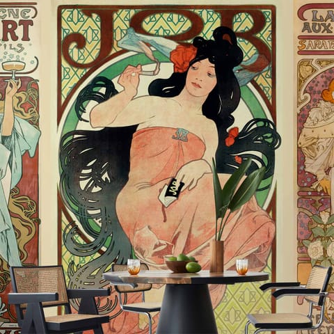 ⁨Fototapeta - Alphonse Mucha. Kobiety (rozmiar 400x280, wykończenie Wodoodporna)⁩ w sklepie Wasserman.eu