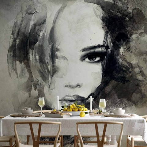 ⁨Fototapeta - Zagadkowa dziewczyna (rozmiar 150x105, wykończenie Wodoodporna)⁩ w sklepie Wasserman.eu