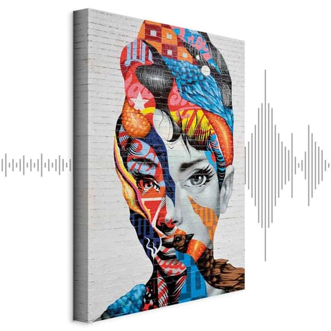⁨Obraz - Kobieta wyzwolona (rozmiar 60x90, wykończenie Akustyczny)⁩ w sklepie Wasserman.eu