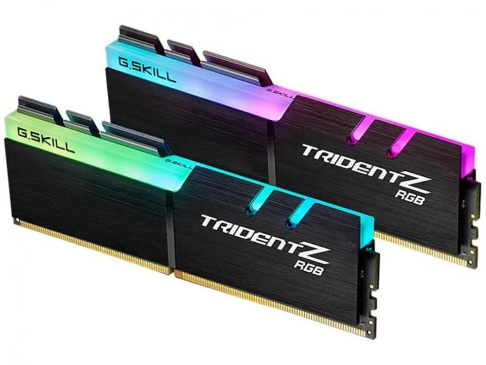 ⁨Zestaw pamięci G.SKILL TridentZ RGB F4-3200C16D-16GTZRX (DDR4 DIMM; 2 x 8 GB; 3200 MHz; CL16)⁩ w sklepie Wasserman.eu