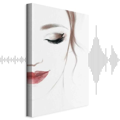 ⁨Obraz - Delikatna piękność (1-częściowy) pionowy (rozmiar 20x30, wykończenie Akustyczny)⁩ w sklepie Wasserman.eu