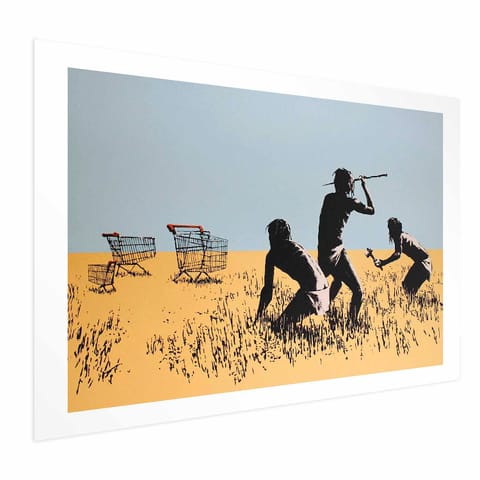 ⁨Plakat - Łowcy promocji (rozmiar 90x60, wykończenie Bez ramy z marginesem)⁩ w sklepie Wasserman.eu