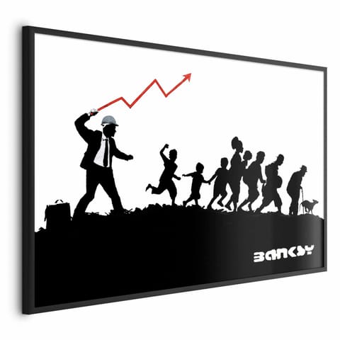 ⁨Plakat - Wyścig (rozmiar 30x21, wykończenie Rama czarna)⁩ w sklepie Wasserman.eu