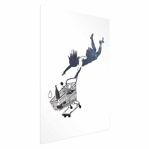 ⁨Plakat - Szał zakupów (rozmiar 21x30, wykończenie Bez ramy)⁩ w sklepie Wasserman.eu