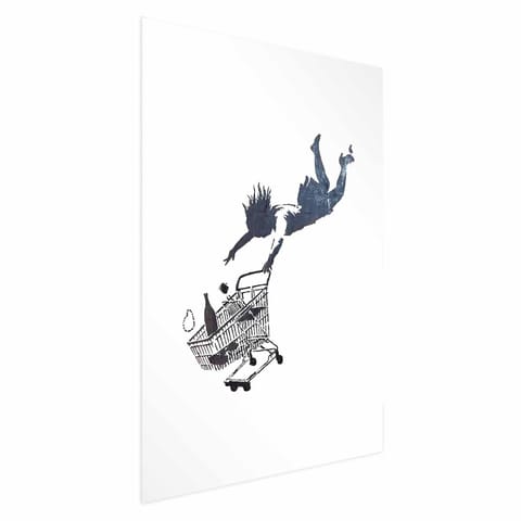 ⁨Plakat - Szał zakupów (rozmiar 60x90, wykończenie Bez ramy z marginesem)⁩ w sklepie Wasserman.eu