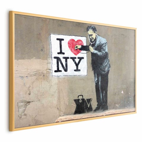 ⁨Plakat - Diagnoza (rozmiar 42x29.7, wykończenie Rama złota)⁩ w sklepie Wasserman.eu