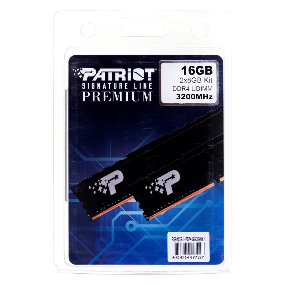 ⁨Patriot Memory Signature Premium PSP416G2666KH1 memory module 16 GB 2 x 8 GB DDR 3200 MHz⁩ at Wasserman.eu