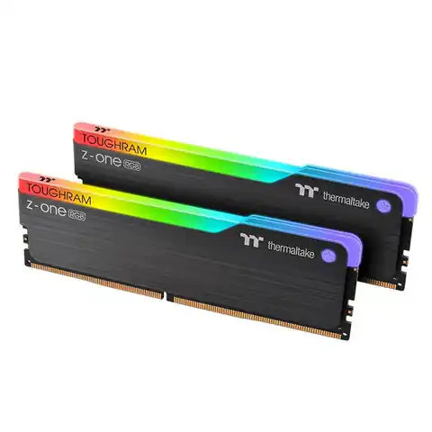 ⁨THERMALTAKE RAM TOUGHRAM Z-ONE RGB 2X8GB 3200MHZ CL16 BLACK R019D408GX2-3200C16A⁩ at Wasserman.eu