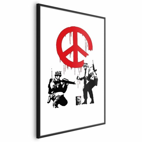 ⁨Plakat - Cnd Soldiers (rozmiar 29.7x42, wykończenie Rama czarna)⁩ w sklepie Wasserman.eu