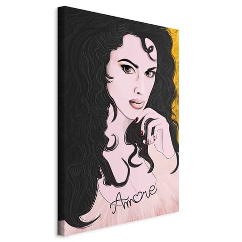 ⁨Obraz - Amore Mio (1-częściowy) pionowy (rozmiar 20x30, wykończenie Na płótnie włoskim)⁩ w sklepie Wasserman.eu