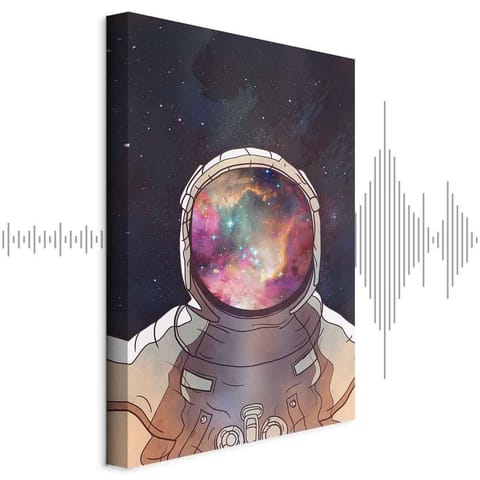 ⁨Obraz - Gwiezdny odkrywca (1-częściowy) pionowy (rozmiar 40x60, wykończenie Akustyczny)⁩ w sklepie Wasserman.eu