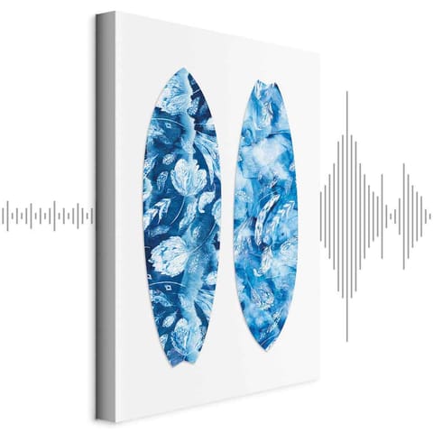 ⁨Obraz - Wodna zabawa (1-częściowy) pionowy (rozmiar 80x120, wykończenie Akustyczny)⁩ w sklepie Wasserman.eu