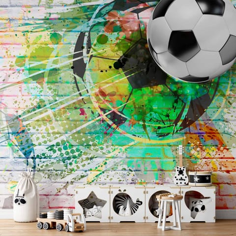 ⁨Fototapeta - Kolorowy sport (rozmiar 450x315, wykończenie Wodoodporna)⁩ w sklepie Wasserman.eu