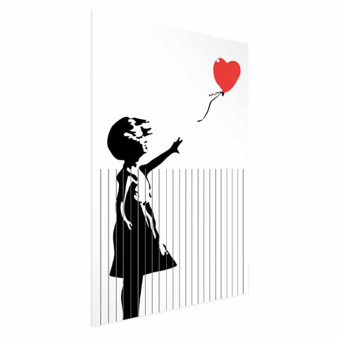 ⁨Plakat - Pocięty Banksy (rozmiar 60x90, wykończenie Bez ramy)⁩ w sklepie Wasserman.eu