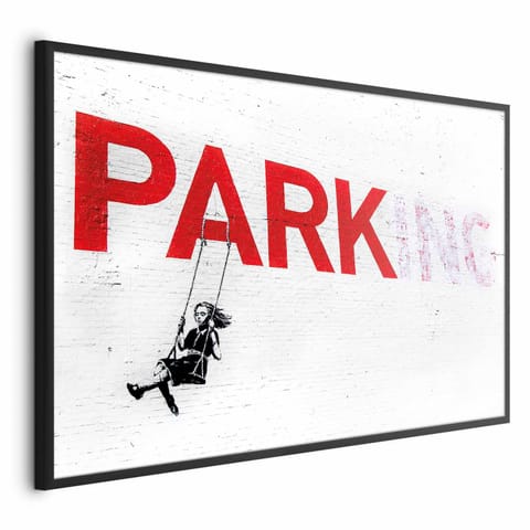 ⁨Plakat - Park-ing (rozmiar 30x21, wykończenie Rama czarna)⁩ w sklepie Wasserman.eu