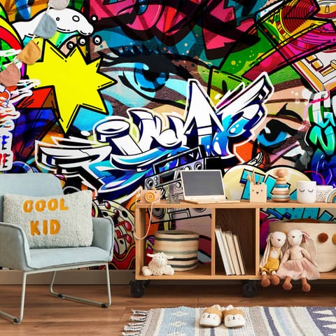 ⁨Fototapeta - Język metropolii (rozmiar 300x210, wykończenie Wodoodporna)⁩ w sklepie Wasserman.eu