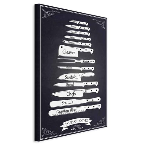 ⁨Obraz - Kuchenna kolekcja (1-częściowy) pionowy (rozmiar 60x90, wykończenie Na płótnie włoskim)⁩ w sklepie Wasserman.eu