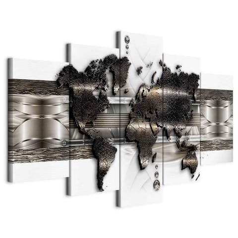 ⁨Picture - Map of the metal world II (size 225x112.5)⁩ at Wasserman.eu