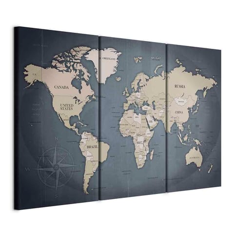 ⁨Picture - Anthracite World (size 90x60)⁩ at Wasserman.eu