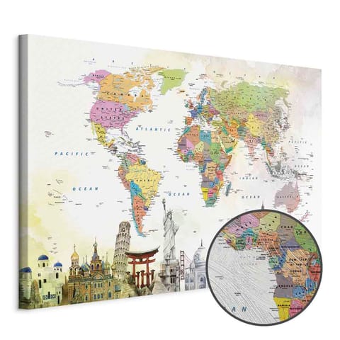 ⁨Obraz - Cuda Świata (1-częściowy) szeroki (rozmiar 60x40, wykończenie Premium Print)⁩ w sklepie Wasserman.eu