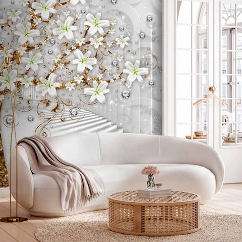 ⁨Wall mural - Tree in the tunnel (size 100x70)⁩ at Wasserman.eu