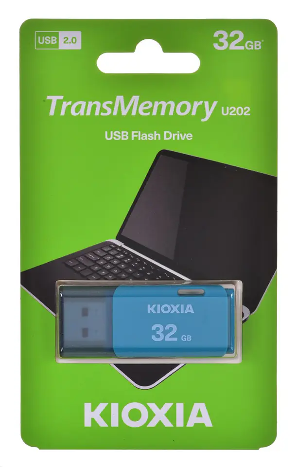 ⁨Kioxia TransMemory U202 USB flash drive 32 GB USB Type-A 2.0 Blue⁩ at Wasserman.eu