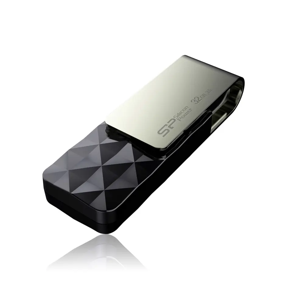 ⁨Pendrive Silicon Power Blaze B30 32GB USB 3.1 kolor czarny (SP032GBUF3B30V1K)⁩ w sklepie Wasserman.eu