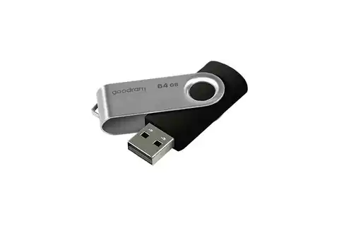 ⁨Pendrive GoodRam Twister UTS2-0640K0R11 (64GB; USB 2.0; kolor czarny)⁩ w sklepie Wasserman.eu