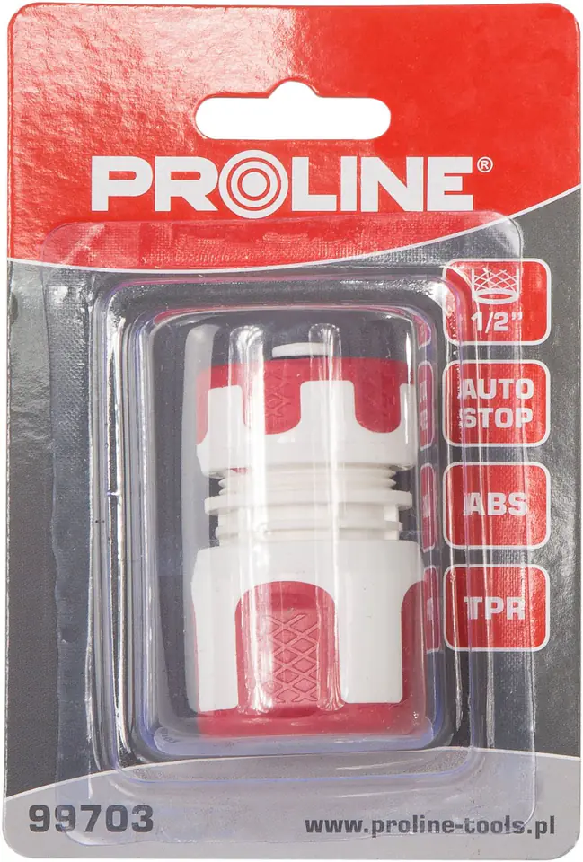 ⁨Szybkozłącze ze stopem 1/2" blister proline⁩ w sklepie Wasserman.eu