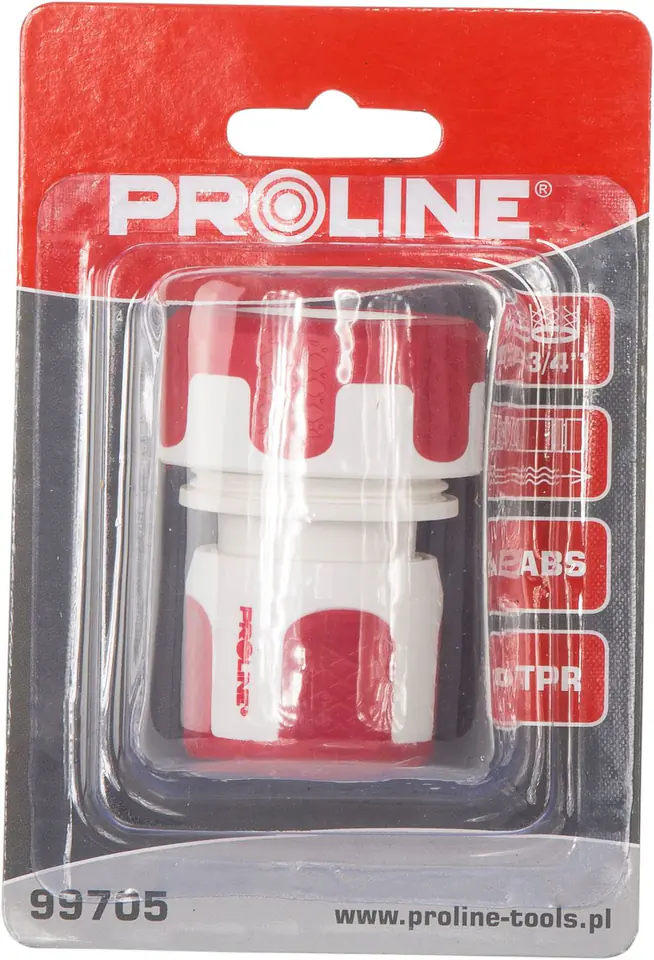 ⁨Szybkozłącze przelotowe 3/4" blister proline⁩ w sklepie Wasserman.eu