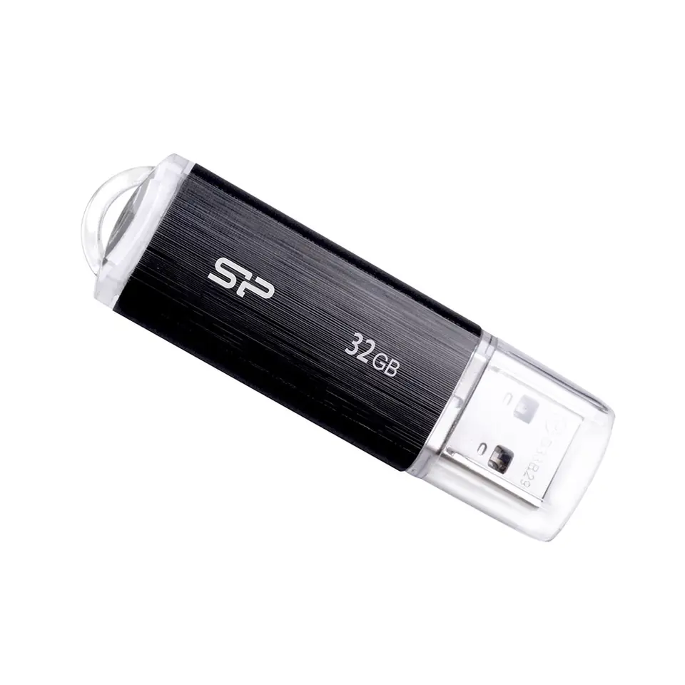 ⁨Pendrive Silicon Power Ultima U02 32GB USB 2.0 black (SP032GBUF2U02V1K)⁩ at Wasserman.eu