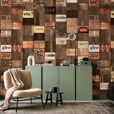 ⁨Wall mural - Epigraph (size 50x1000)⁩ at Wasserman.eu