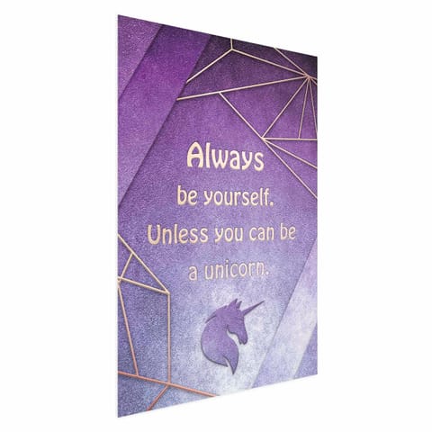 ⁨Plakat - Bądź sobą (rozmiar 40x60, wykończenie Bez ramy)⁩ w sklepie Wasserman.eu