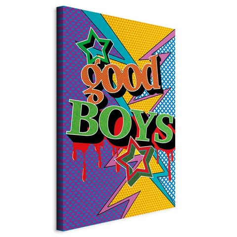 ⁨Obraz - Good Boys (1-częściowy) pionowy (rozmiar 40x60, wykończenie Na płótnie włoskim)⁩ w sklepie Wasserman.eu