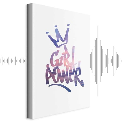 ⁨Obraz - Girl Power (1-częściowy) pionowy (rozmiar 20x30, wykończenie Akustyczny)⁩ w sklepie Wasserman.eu